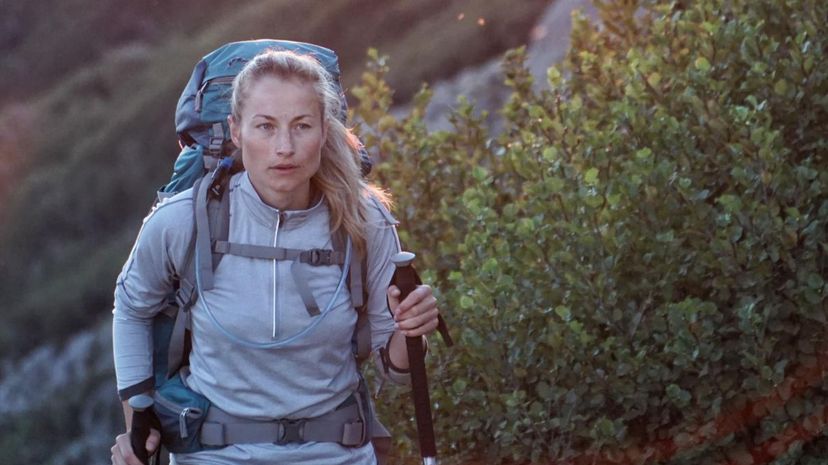 Woman on a hike