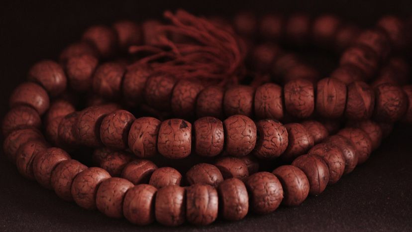 Tibetan prayer beads
