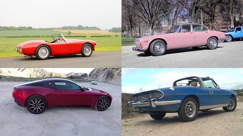 Kannst du all diese klassischen britischen Autos anhand eines Bildes benennen?