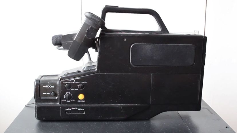 VHS Beta analog camcorders
