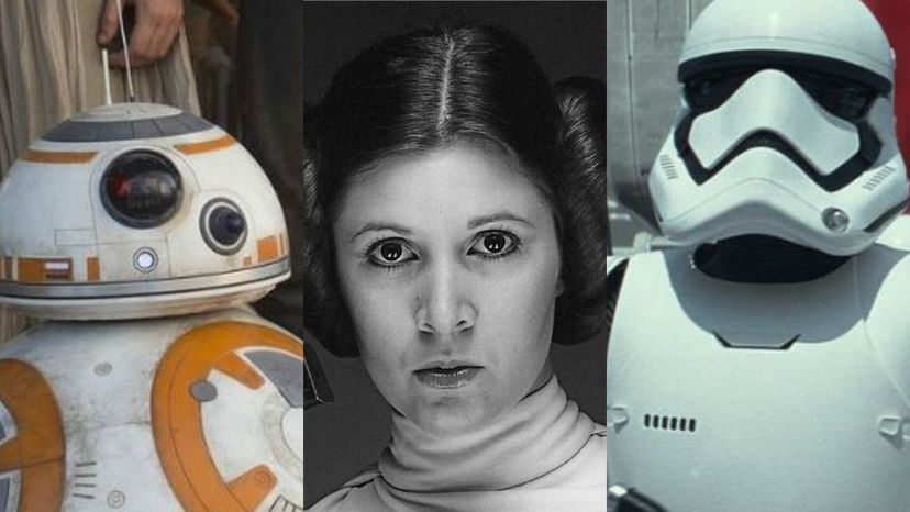 ¿Puedes nombrar a todos estos personajes de Star Wars?