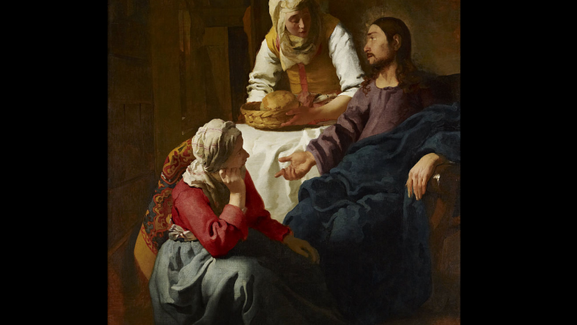 Christ in the House of Martha and Mary by Jan Vermeer