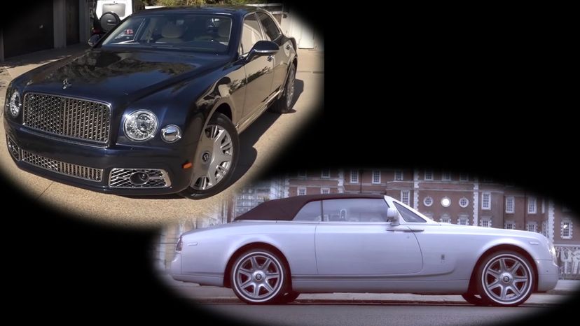 Bentley Mulsanne, Rolls Royce Phantom drophead 