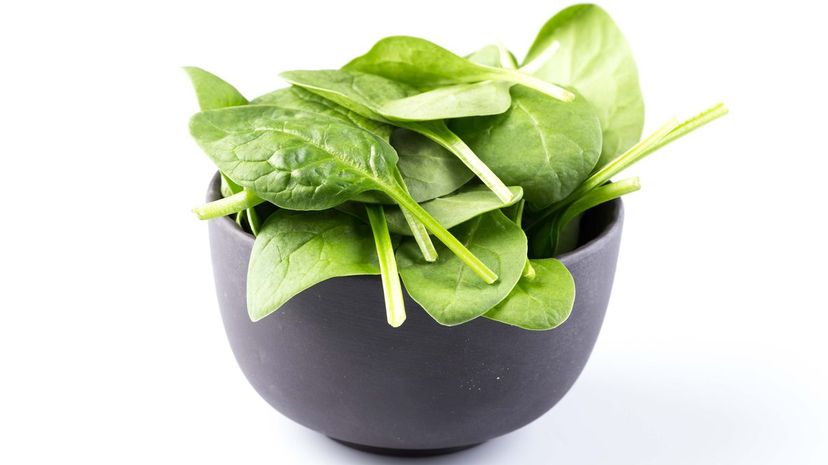 raw spinach