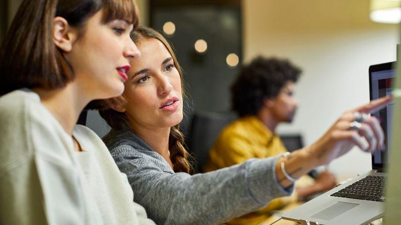 Woman at a Startup Company