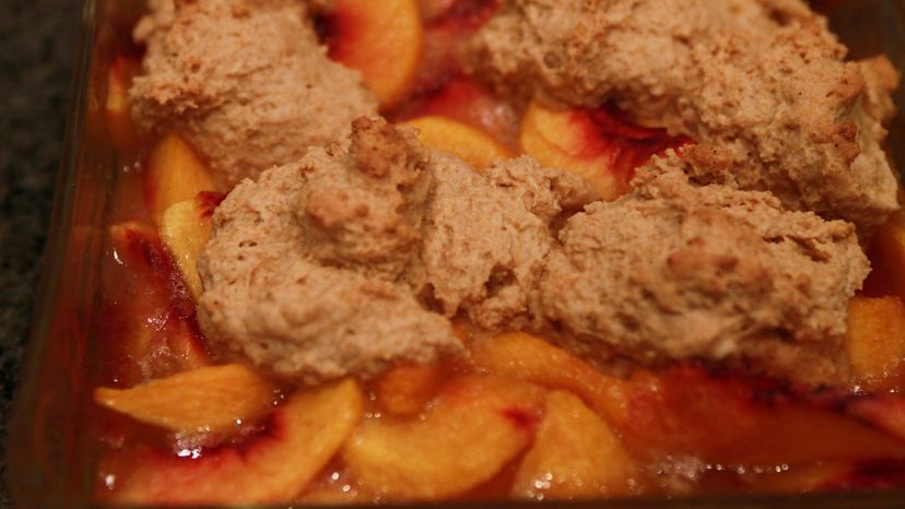Peach cobbler