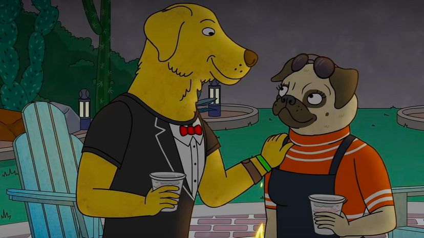 BOJACK HORSEMAN, from left: Mr. Peanut Butter (voice Paul F