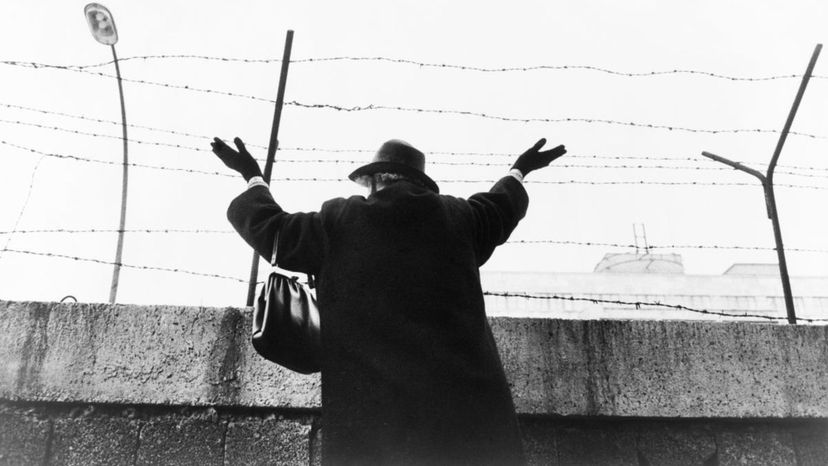 The Berlin Wall erected