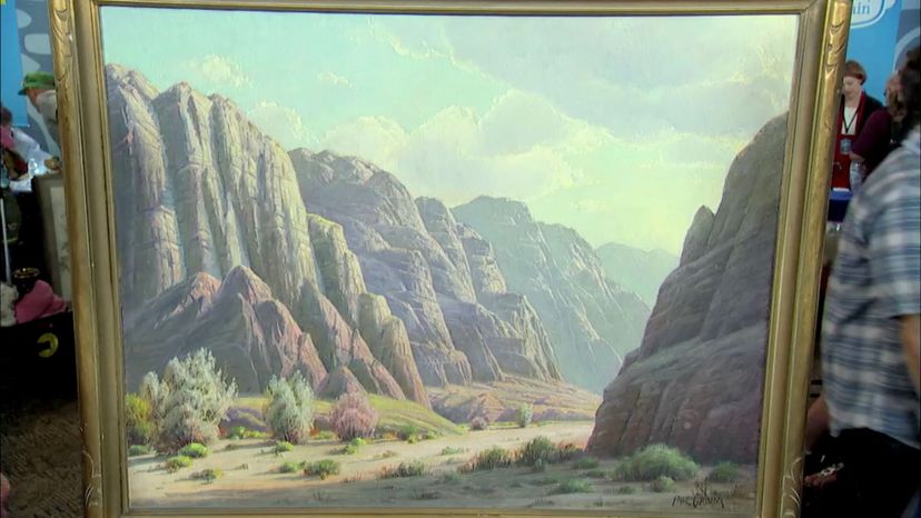 Paul Grimm Oil Painting, ca. 1940 ($4,000 -$6,000 Auction) (Episode #2108)