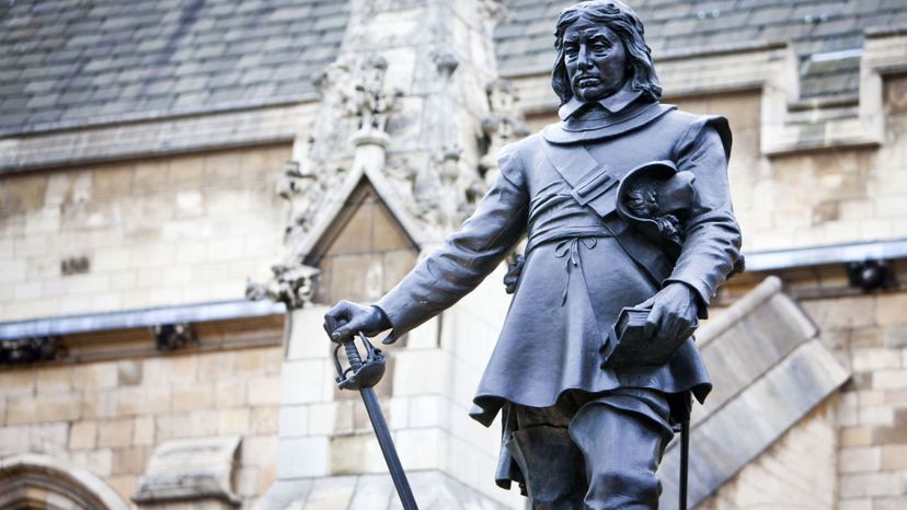 Statue of Oliver Cromwell