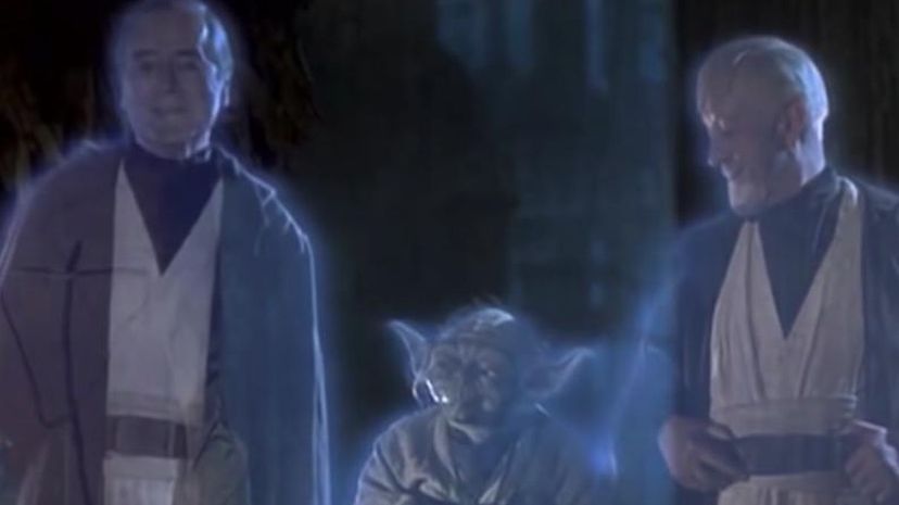 Ghost Anakin, Obi-Wan, and Yoda
