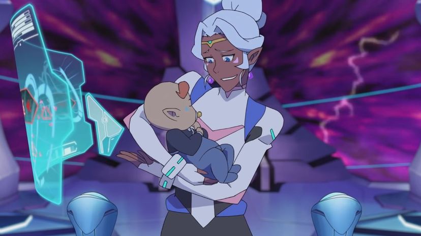 Allura with baby