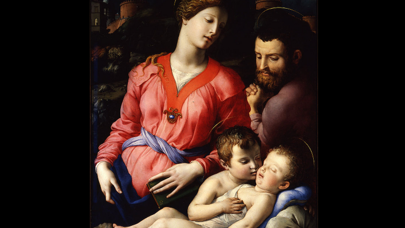 Panciatichi Holy Family by Agnolo di Cosimo