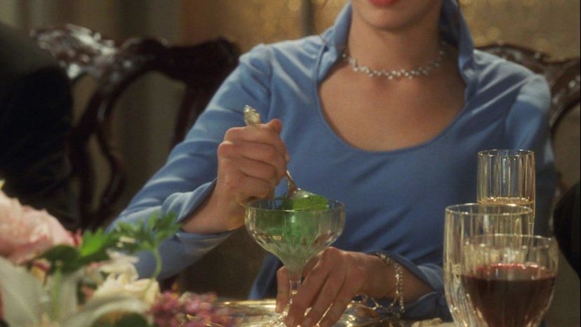 Mint sorbet from the Princess Diaries