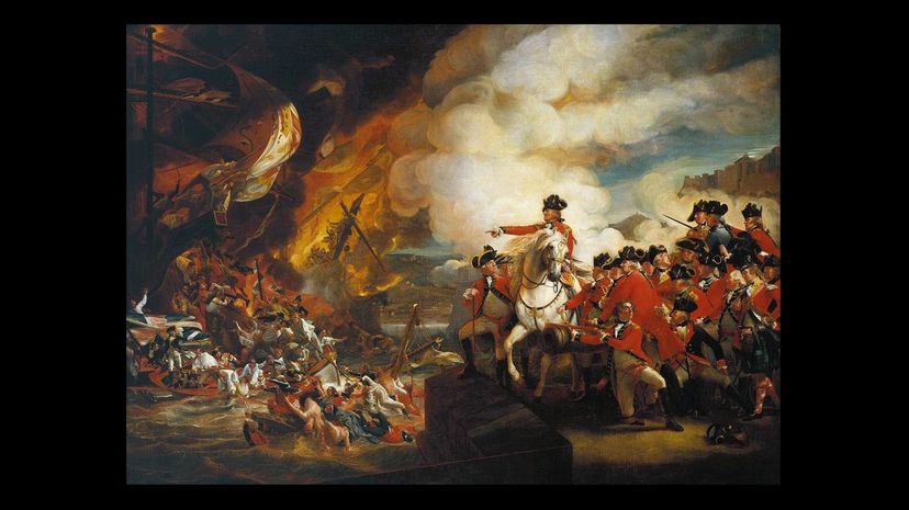 The Defeat of the Floating Batteries at Gibraltar, September 1782 by John Singleton Copley