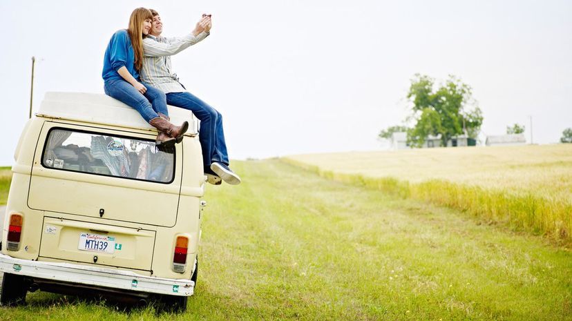 Couple in the countryside