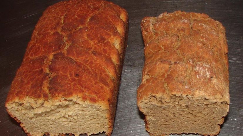 Bread with gluten