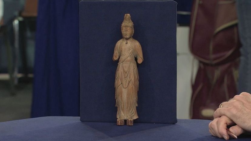 How much was this Japanese Kannon Figure, ca. 1200, worth on "Antiques Roadshow"?