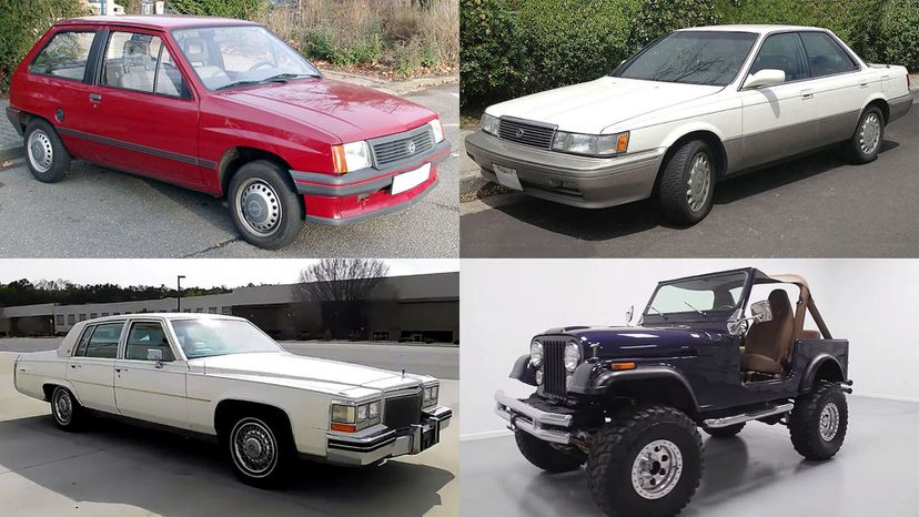 Can You Name All of These '80s Car Models from a Photo?