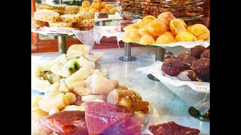 Frutas cristalizadas