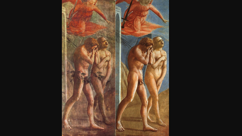 Masaccio, Expulsion from the Garden of Eden
