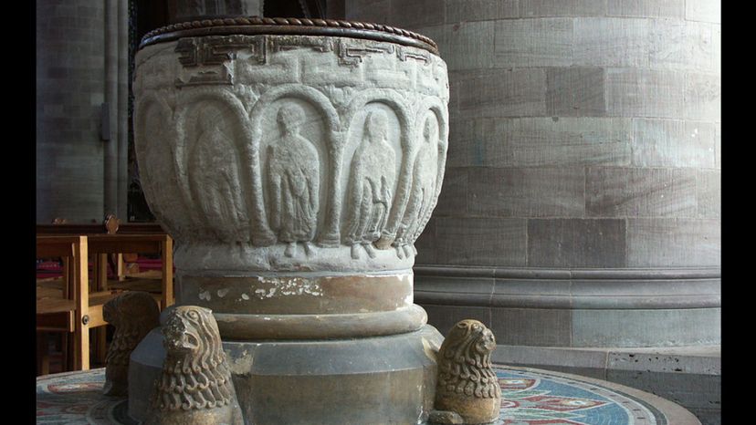 baptismal font