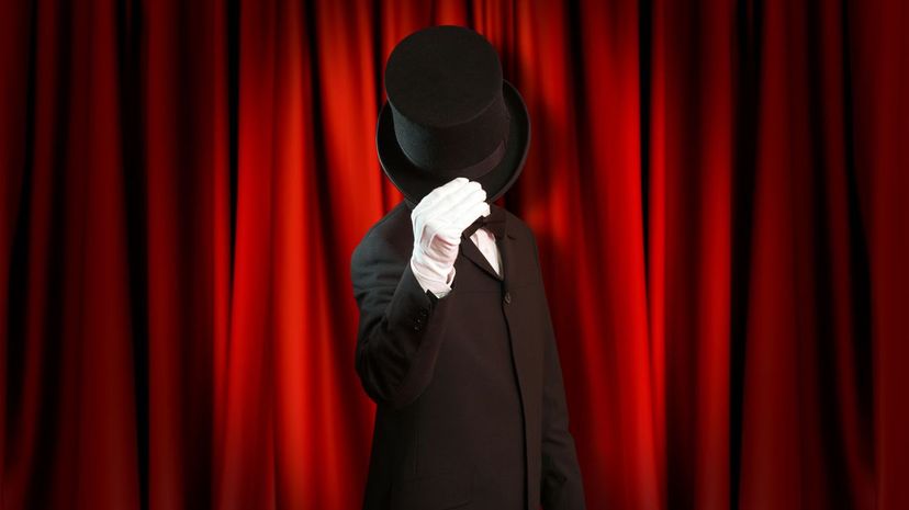 Magician with top hat