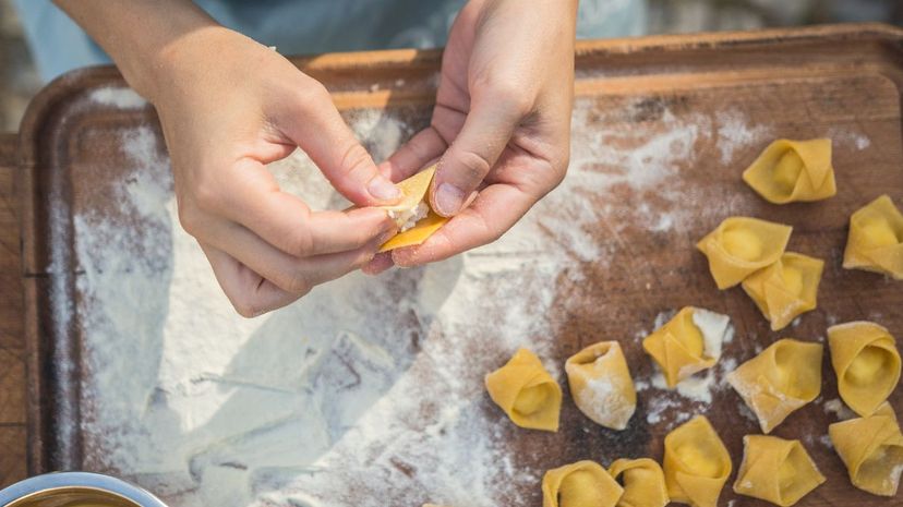 Making tortellini