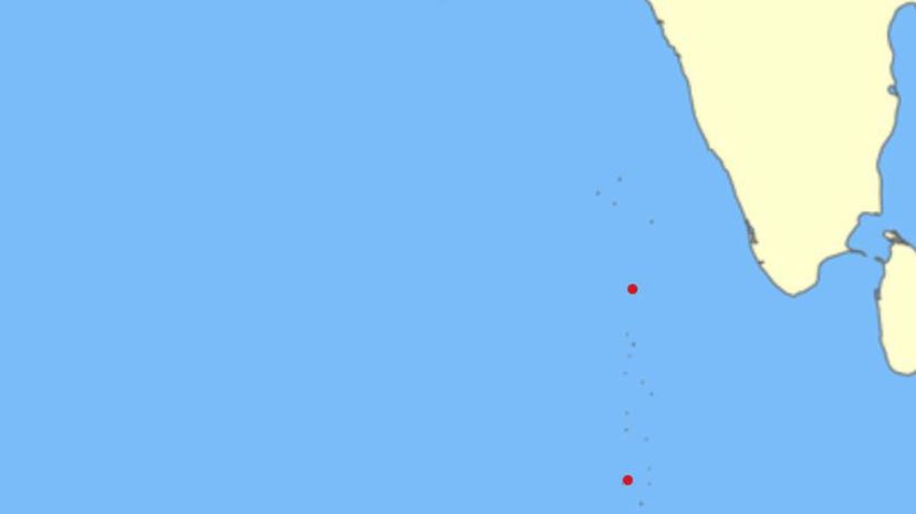 Maldives map