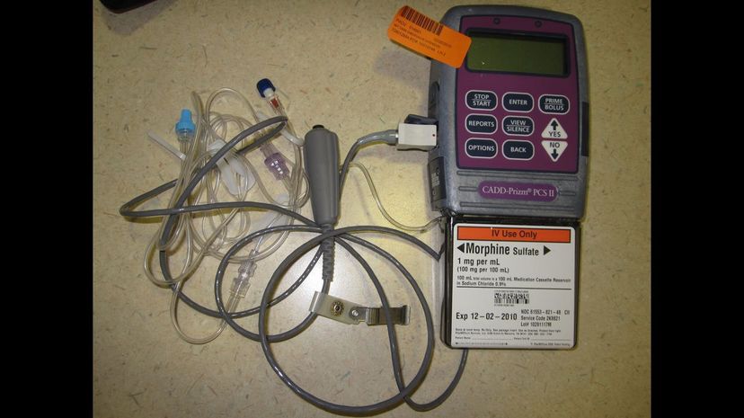 Patient-controlled analgesia pump