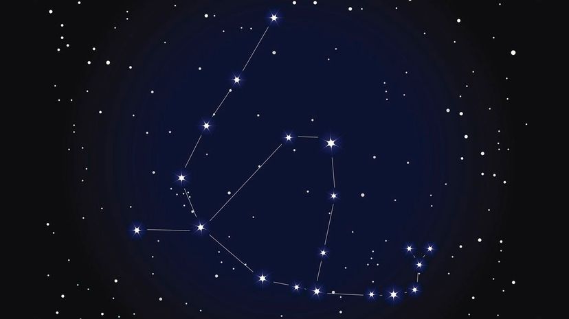 Constellation Ophiuchus And Serpent