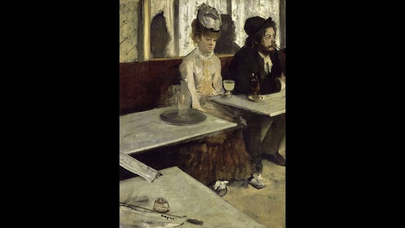 L' Absinthe - Edgar Degas