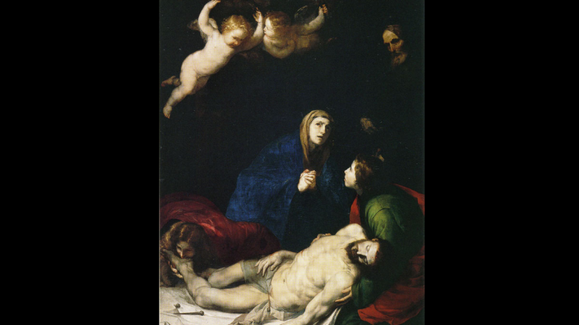 Pieta by Jusepa de Ribera