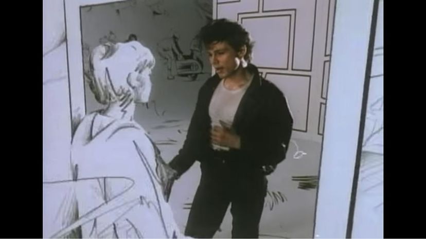 Which rock and roll music video is this image taken from?