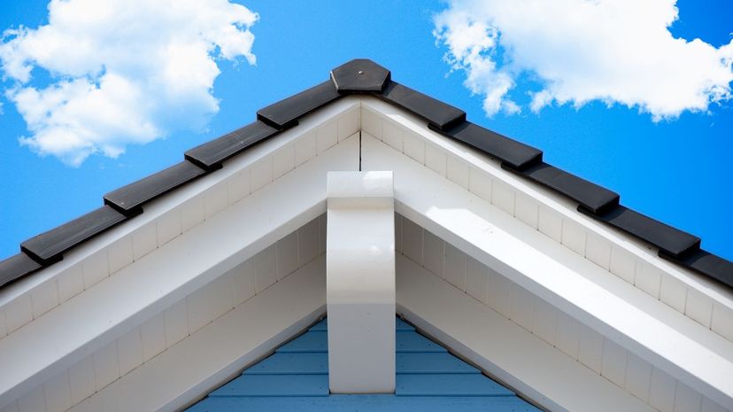 Detail of an house roof