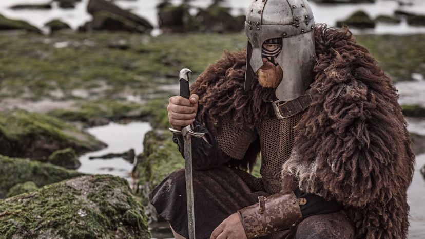 viking reflecting on battle because he has a soul