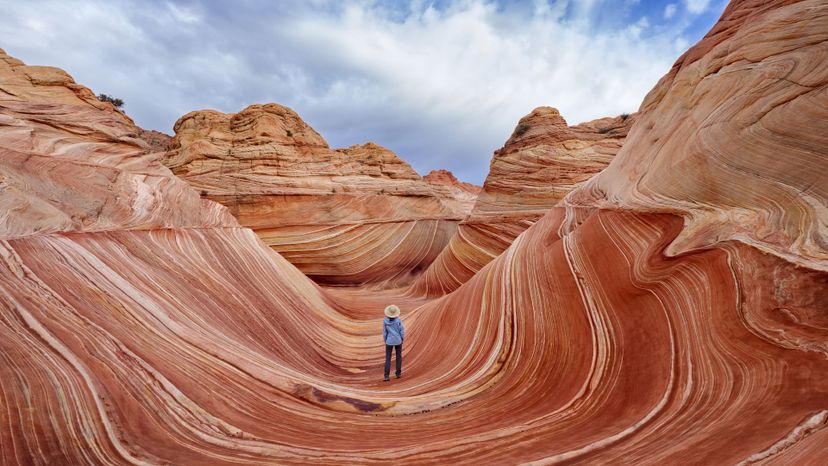 Natural, The Wave, Vermilion Cliffs National Monument in northern Arizona
