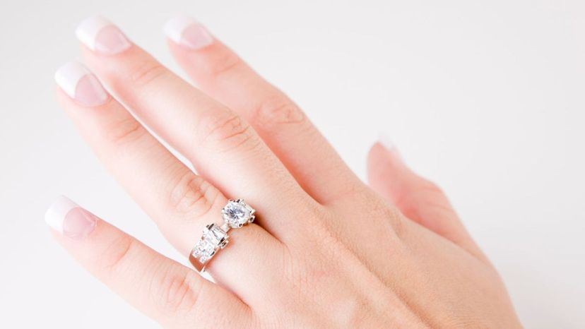 Engagement hot sale ring personality