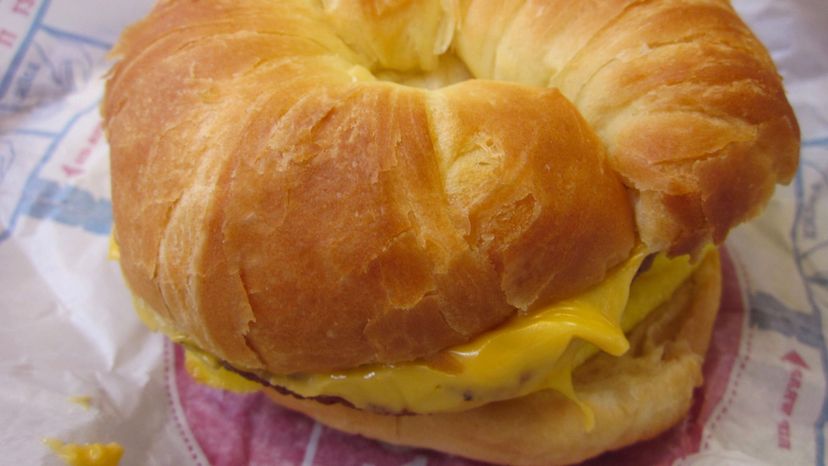 $2.99:Burger King Croissanâ€™wich with Egg &amp; Cheese with Sausage  