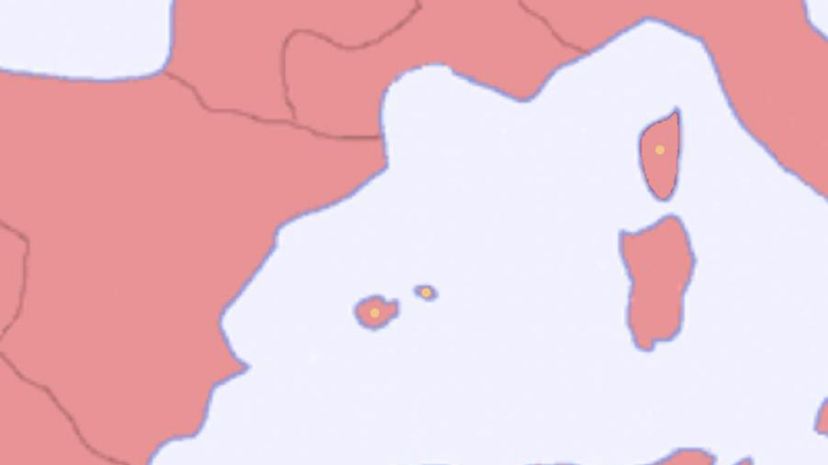 Corsica on Map