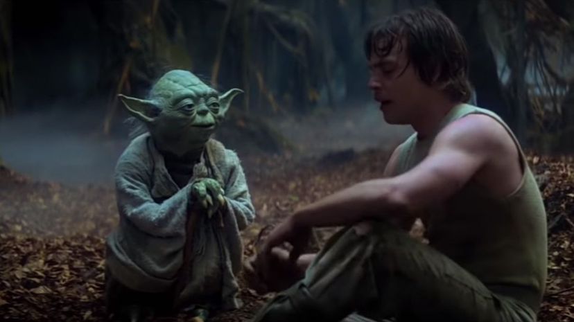 Yoda training Luke