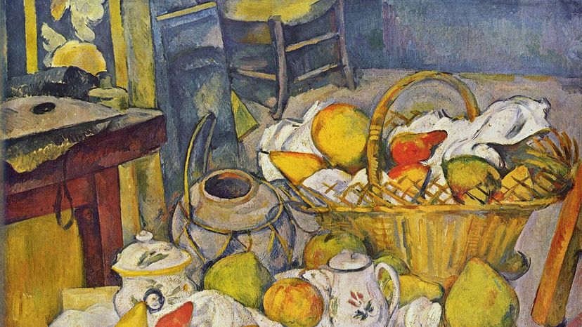 Cezanne, Still life with basket