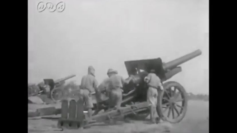 Type 96 15 cm howitzer field gun 