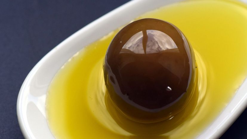Olive in oil