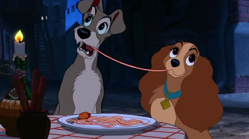 Lady and the Tramp spaghetti