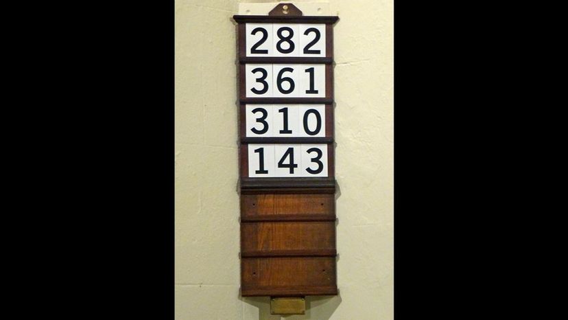 wall mount hymn board