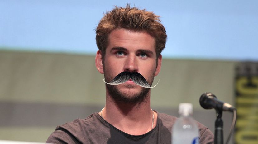 Liam Hemsworth mustache