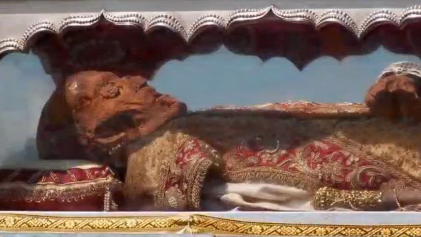 The body of St Francis Xavier