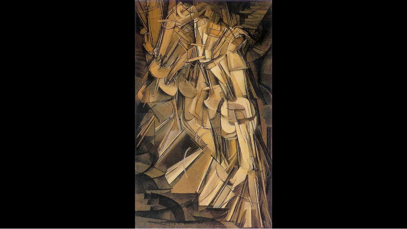 nude descending a staircase