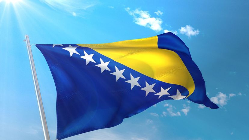 Bosnia and Herzegovina Flag